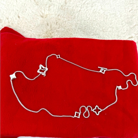 David Yurman Quatrefoil Chain Necklace - Picture 6 of 6